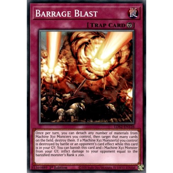 Image for Barrage Blast (LDS2-EN126) (LDS2) - YuGiOh