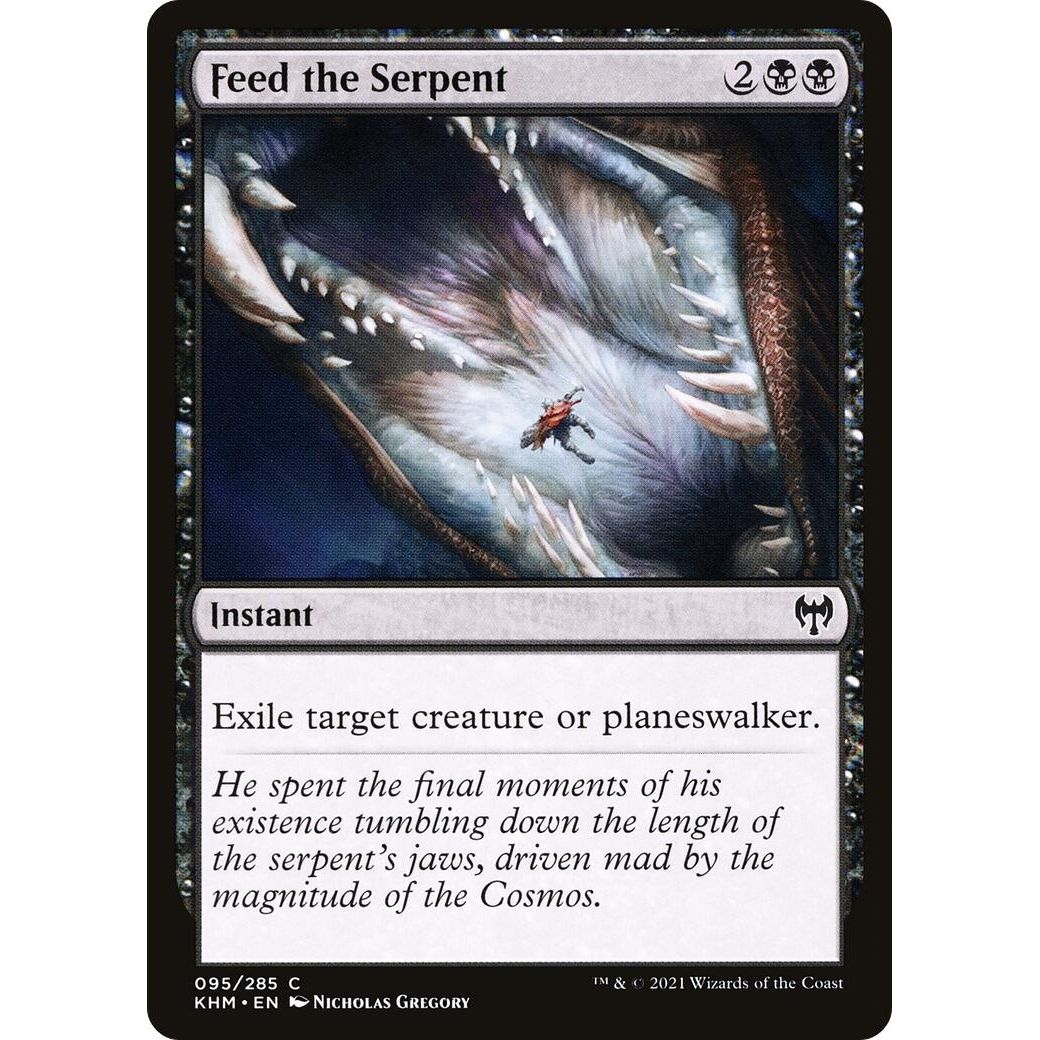 Image for Feed the Serpent (95) (KHM) - Magic: The Gathering