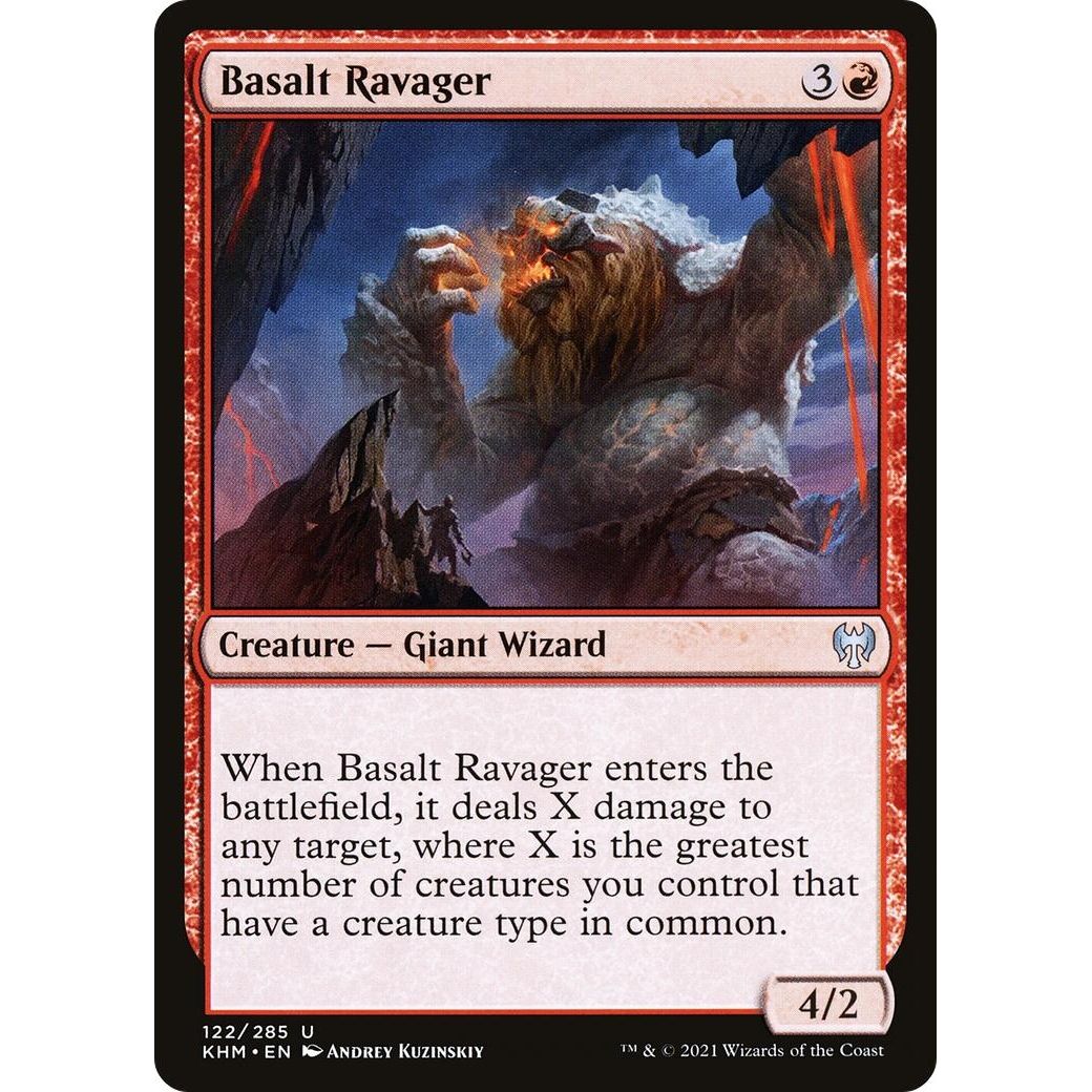 Image for Basalt Ravager (122) (KHM) - Magic: The Gathering