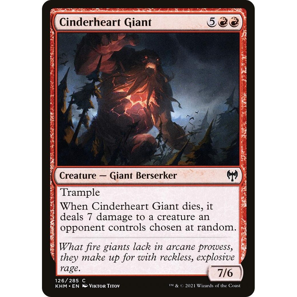Image for Cinderheart Giant (126) (KHM) - Magic: The Gathering