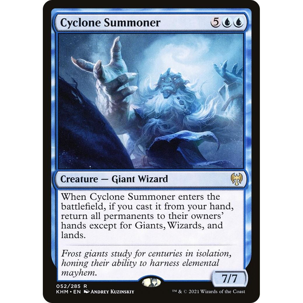 Image for Cyclone Summoner (52) (KHM) - Magic: The Gathering