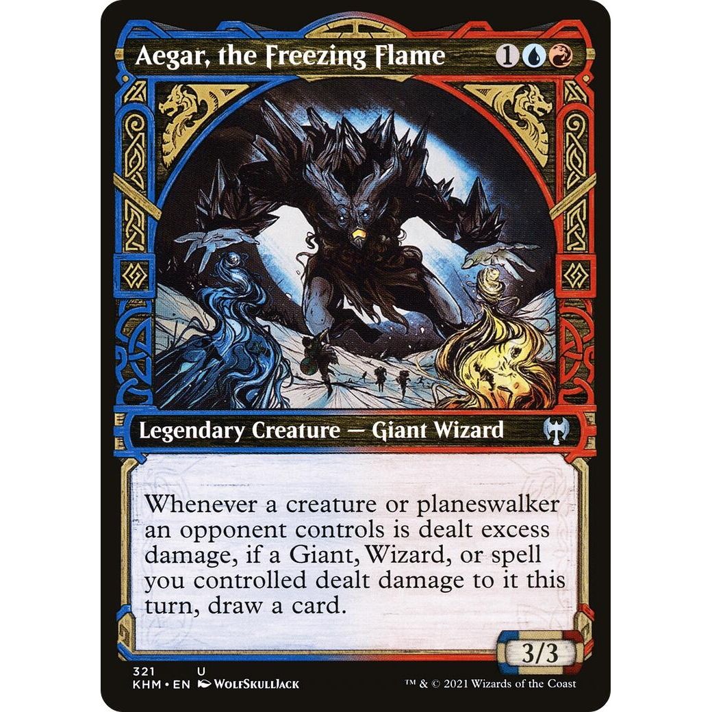 Image for Aegar, the Freezing Flame (Showcase) (321) (KHM) - Magic: The Gathering
