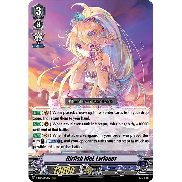 Image for Girlish Idol, Lyriquor (V-EB15/006EN) (V-EB15) - Cardfight Vanguard