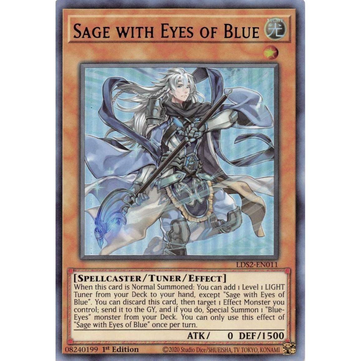 Image for Sage with Eyes of Blue (Purple) (LDS2-EN011) (LDS2) - YuGiOh