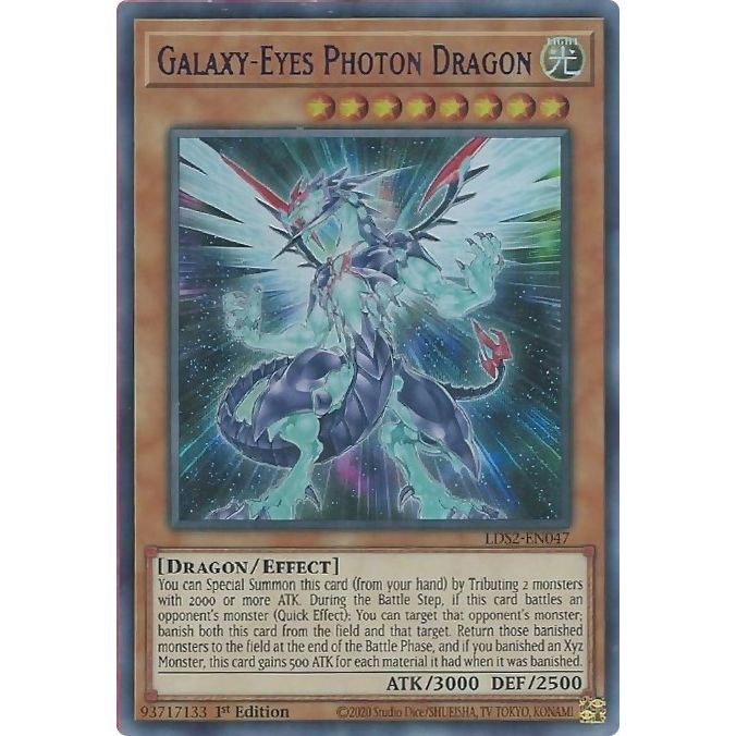 Image for Galaxy-Eyes Photon Dragon (Purple) (LDS2-EN047) (LDS2) - YuGiOh