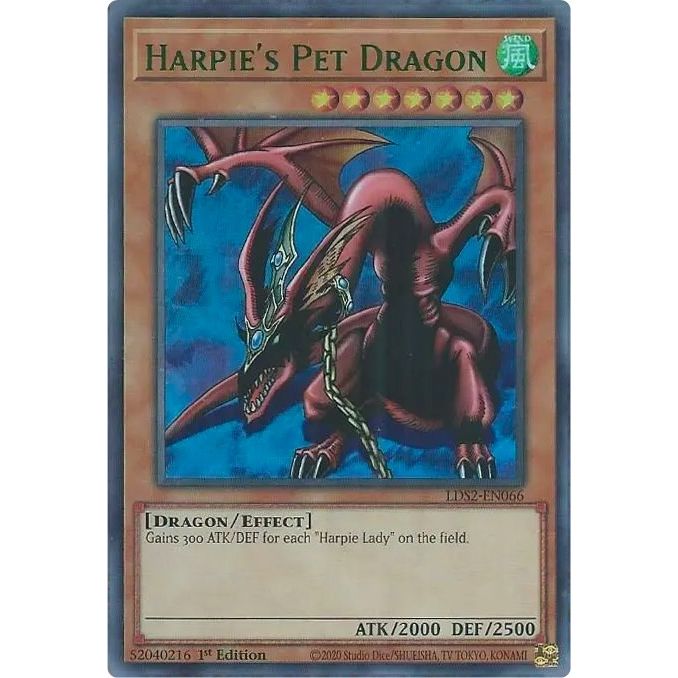 Image for Harpie's Pet Dragon (Green) (LDS2-EN066) (LDS2) - YuGiOh