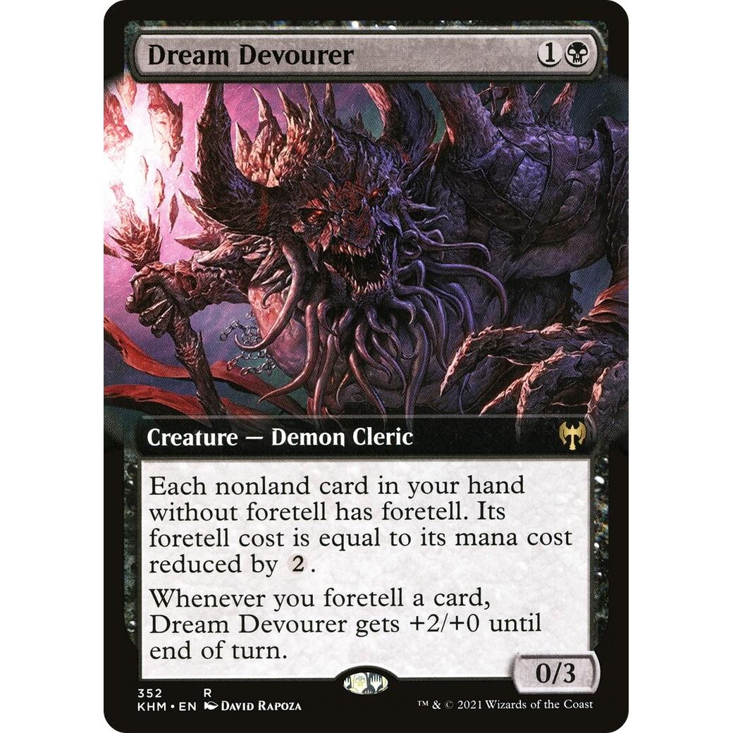 Image for Dream Devourer (Extended Art) (352) (KHM) - Magic: The Gathering