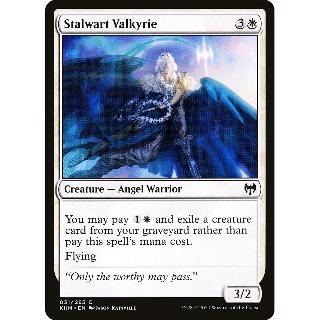 Image for Stalwart Valkyrie (31) (KHM) - Magic: The Gathering