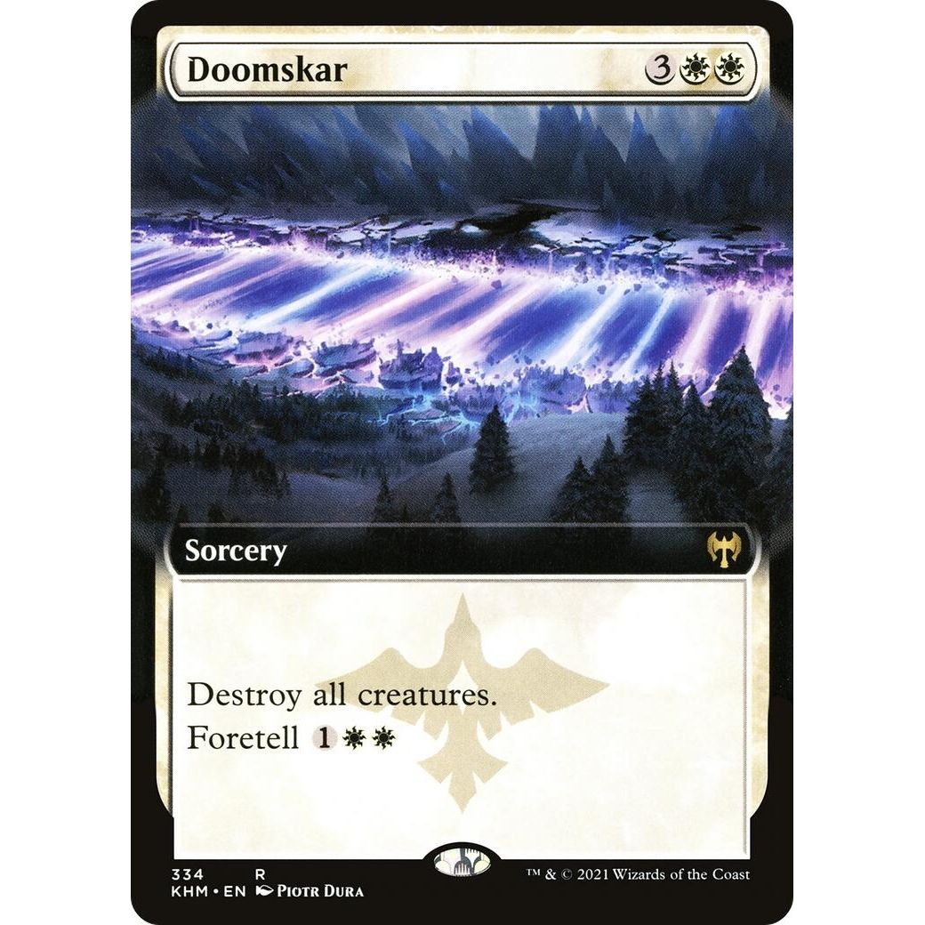 Image for Doomskar (Extended Art) (334) (KHM) - Magic: The Gathering