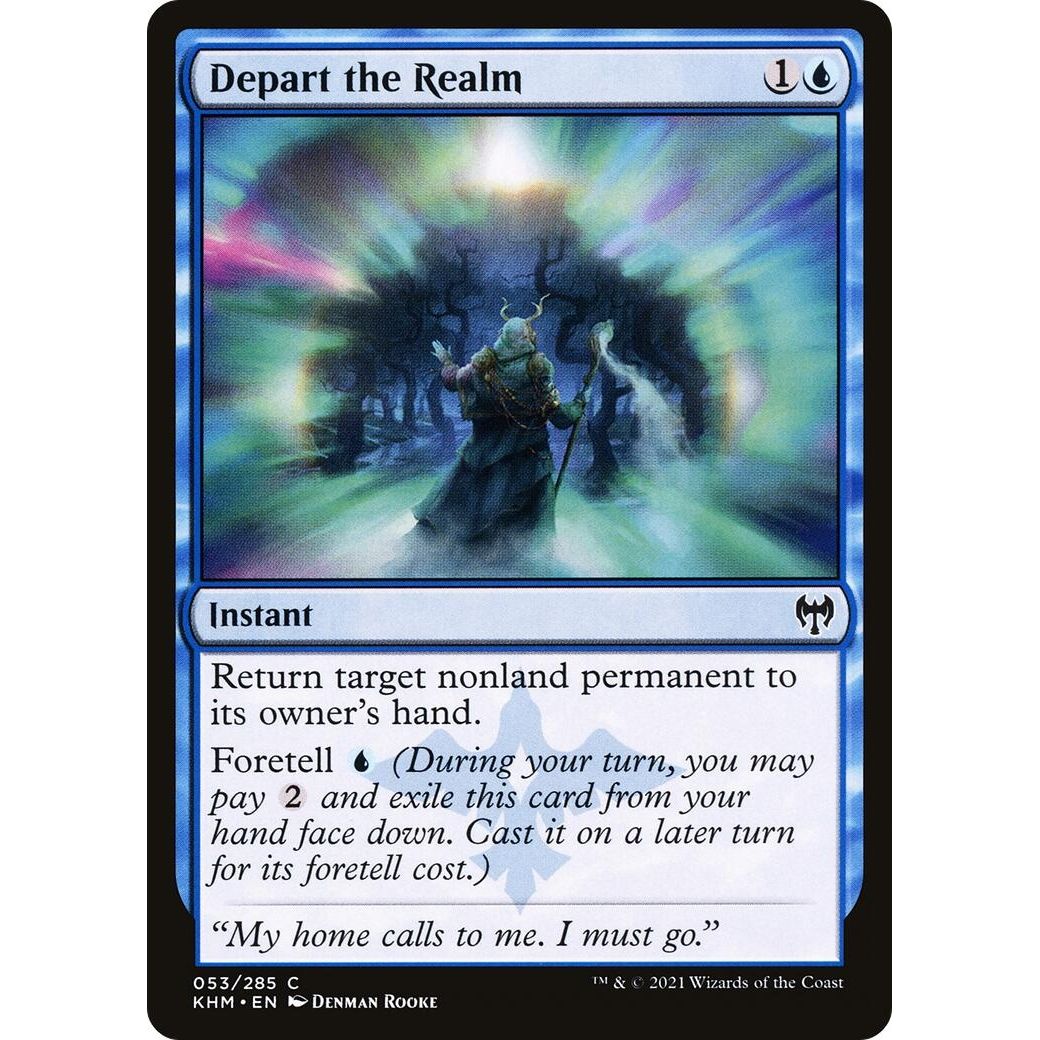Image for Depart the Realm (53) (KHM) - Magic: The Gathering