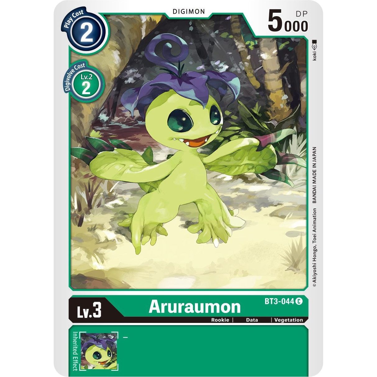 Image for Aruraumon (BT3-044 C) (BT01-03B) - Digimon Card Game