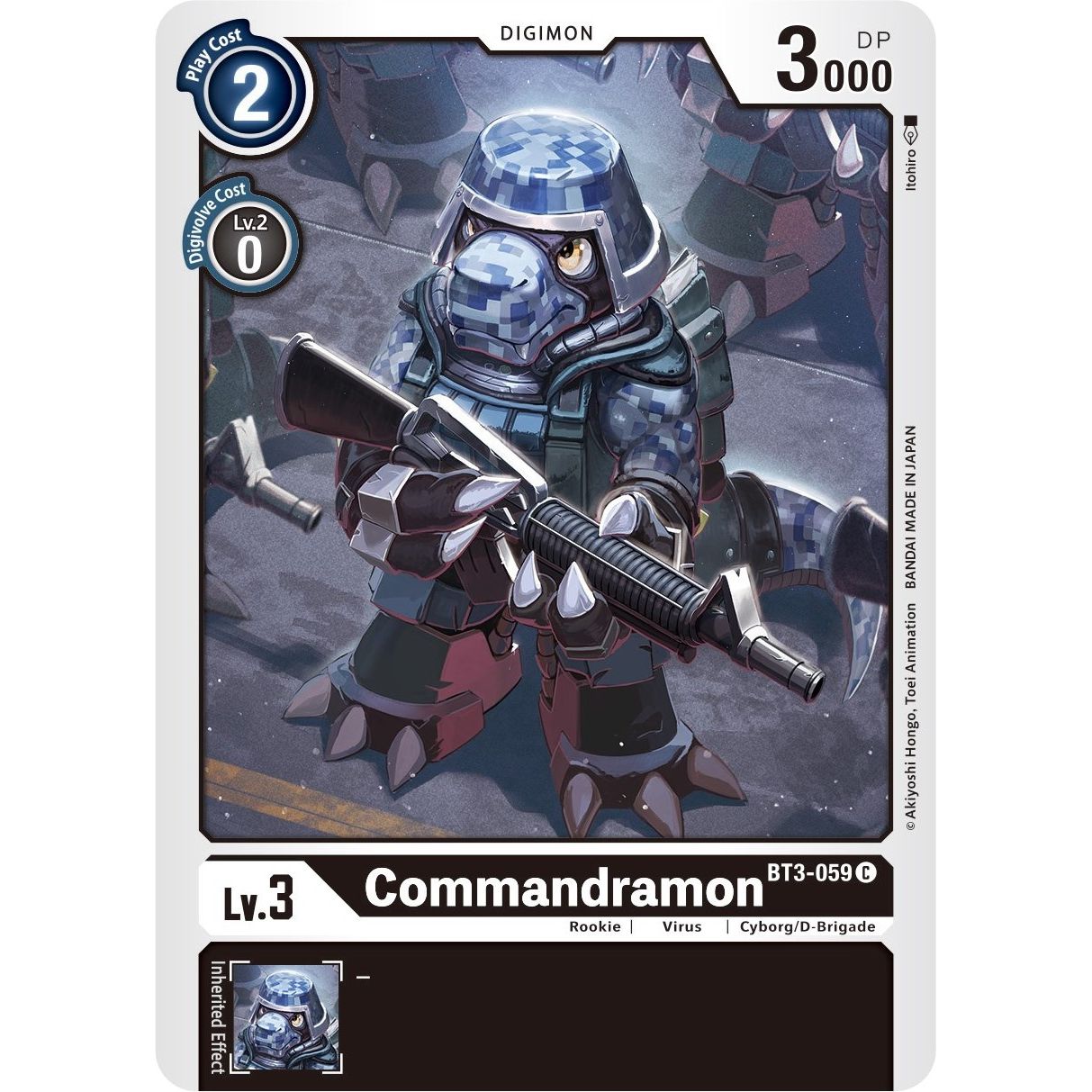 Image for Commandramon (BT3-059 C) (BT01-03B) - Digimon Card Game