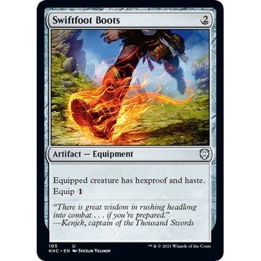 Image for Swiftfoot Boots (105) (KHC) - Magic: The Gathering