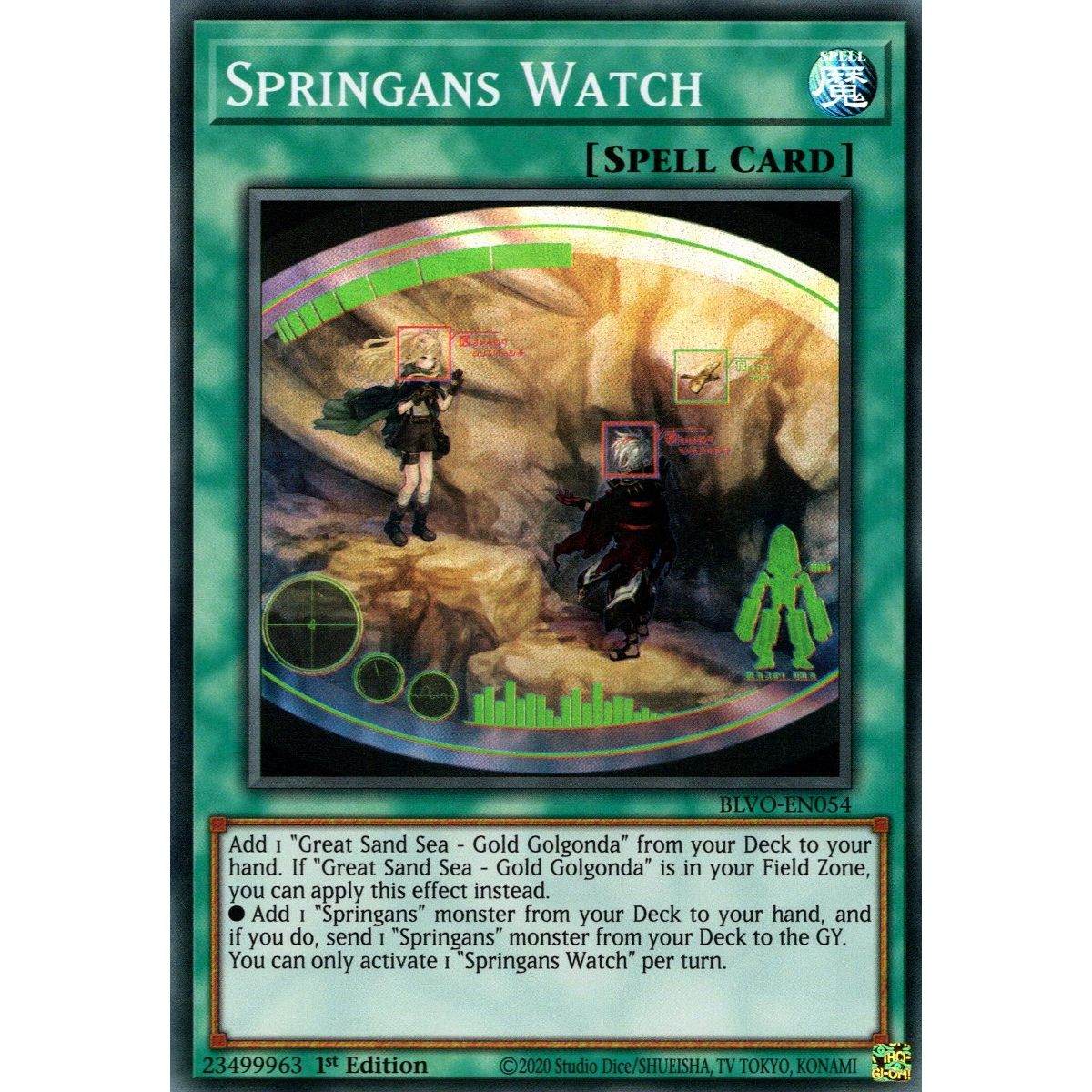 Image for Springans Watch (BLVO-EN054) (BLVO) - YuGiOh