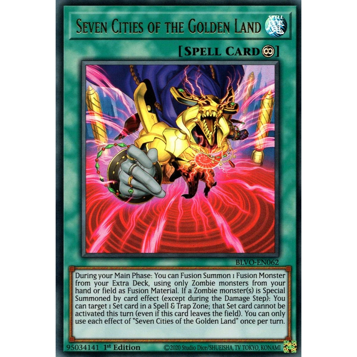 Image for Seven Cities of the Golden Land (BLVO-EN062) (BLVO) - YuGiOh