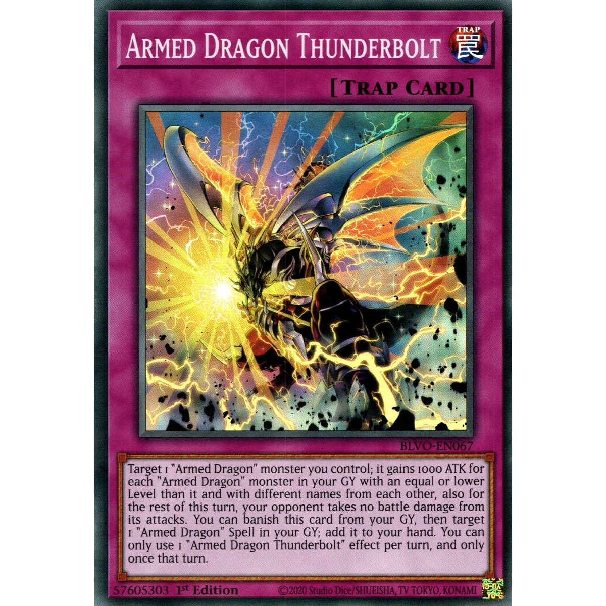 Image for Armed Dragon Thunderbolt (BLVO-EN067) (BLVO) - YuGiOh