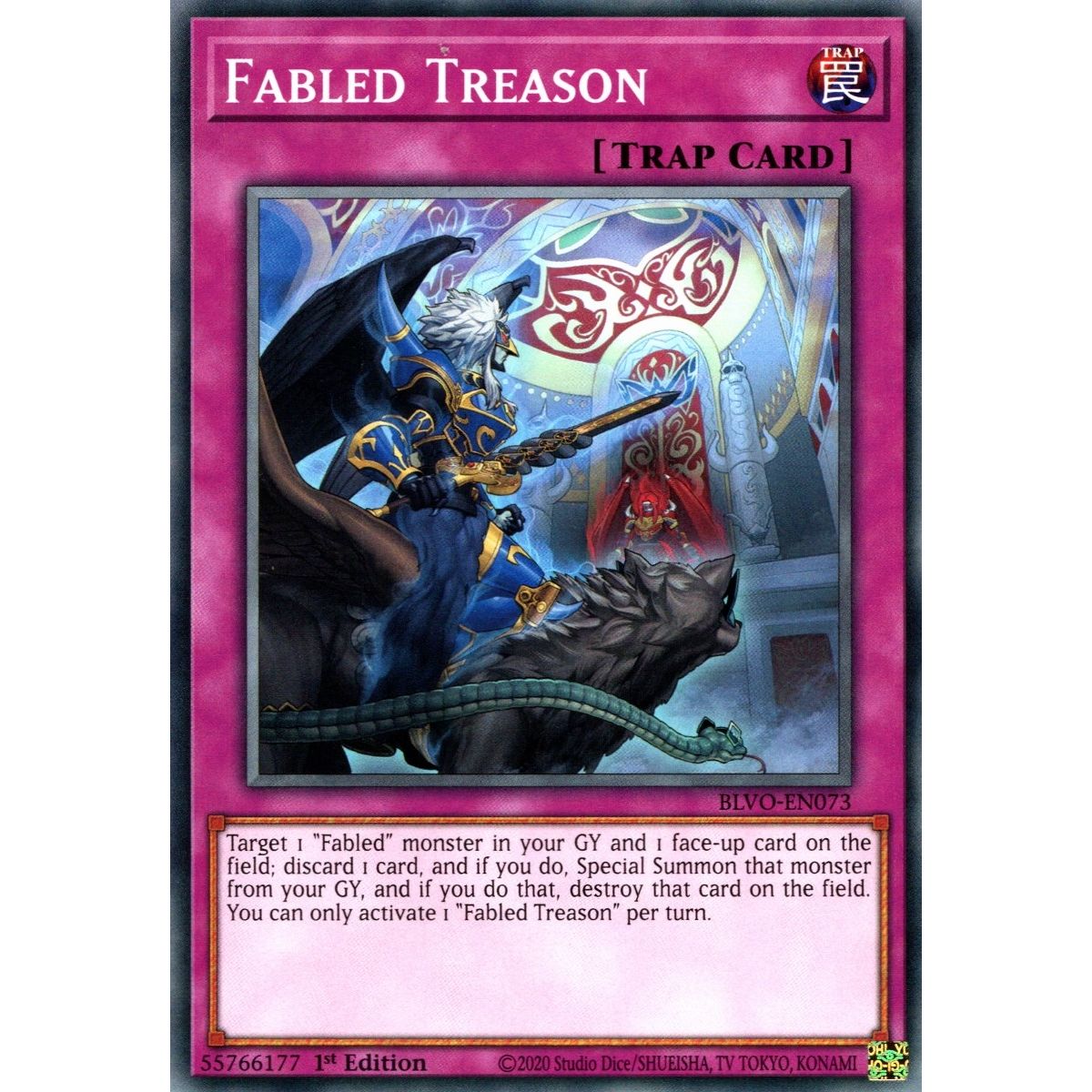 Image for Fabled Treason (BLVO-EN073) (BLVO) - YuGiOh