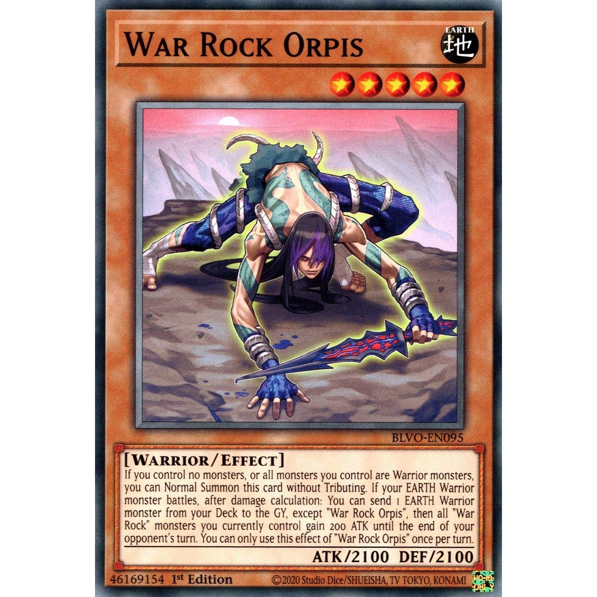 Image for War Rock Orpis (BLVO-EN095) (BLVO) - YuGiOh