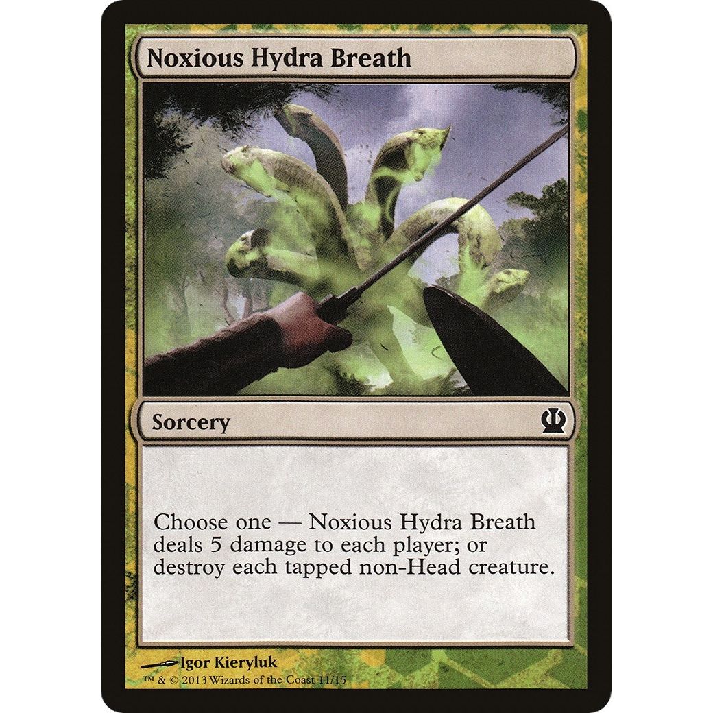 Image for Noxious Hydra Breath (11) (HERO) - Magic: The Gathering