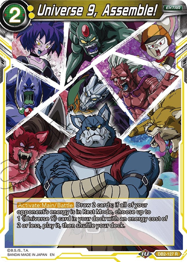 Image for Universe 9, Assemble! (Reprint) (DB2-127) (EB-01) - Dragon Ball Super: Masters