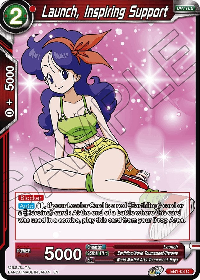 Image for Launch, Inspiring Support (EB1-03) (EB-01) - Dragon Ball Super: Masters
