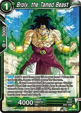 Image for Broly, the Tamed Beast (EB1-31) (EB-01) - Dragon Ball Super: Masters