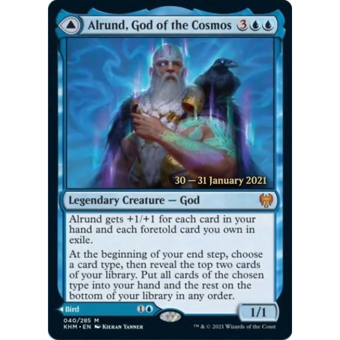 Image for Alrund, God of the Cosmos (40) (PRE) - Magic: The Gathering