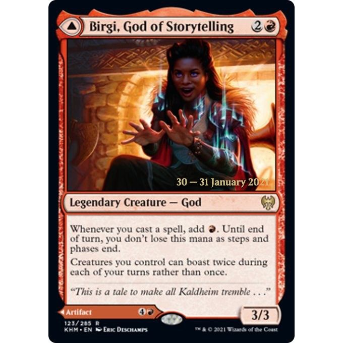 Image for Birgi, God of Storytelling (123) (PRE) - Magic: The Gathering