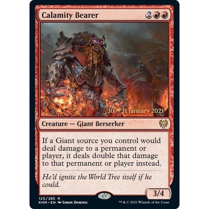 Image for Calamity Bearer (125) (PRE) - Magic: The Gathering