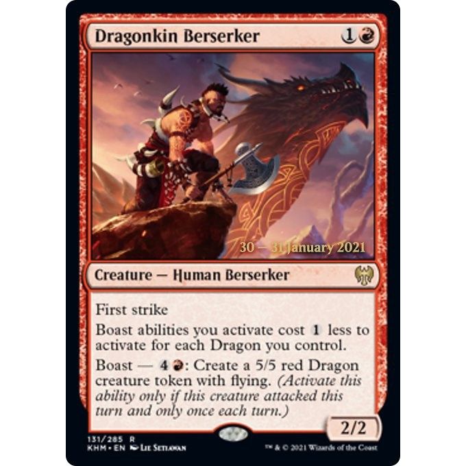 Image for Dragonkin Berserker (131) (PRE) - Magic: The Gathering