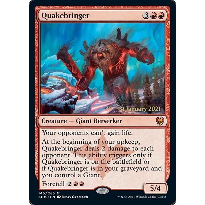 Image for Quakebringer (145) (PRE) - Magic: The Gathering