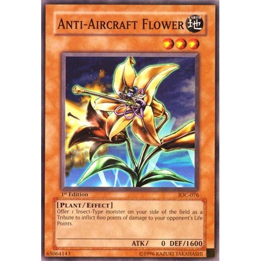 Image for Anti-Aircraft Flower (IOC-076) (IOC) - YuGiOh
