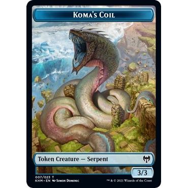 Image for Koma's Coil Token (7) (KHM) - Magic: The Gathering