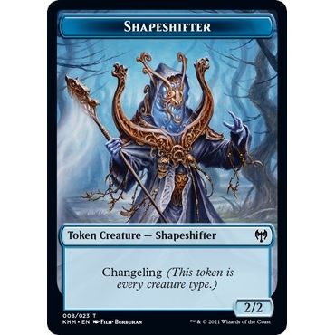 Image for Shapeshifter Token (8) (KHM) - Magic: The Gathering