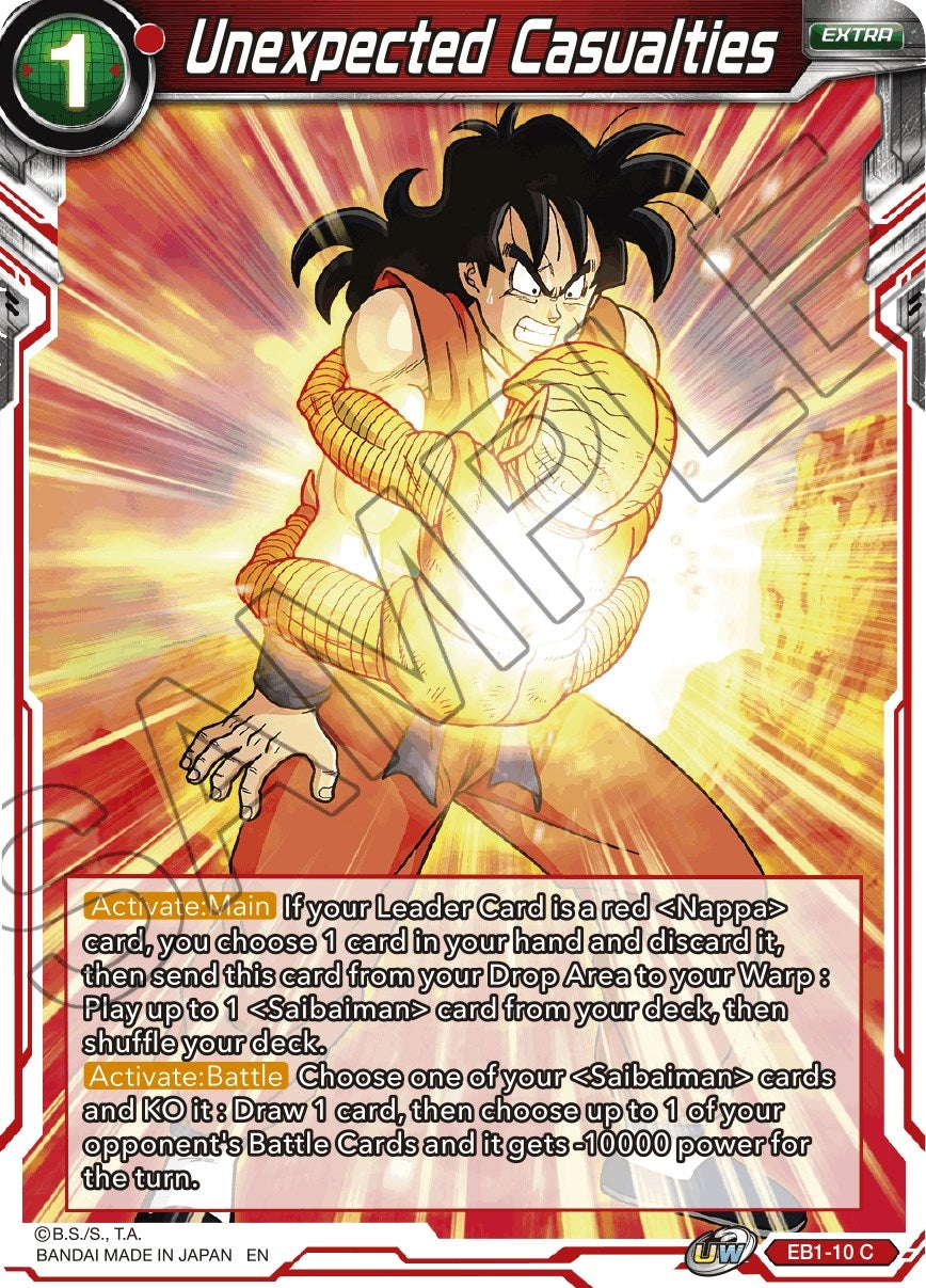 Image for Unexpected Casualties (EB1-10) (EB-01) - Dragon Ball Super: Masters