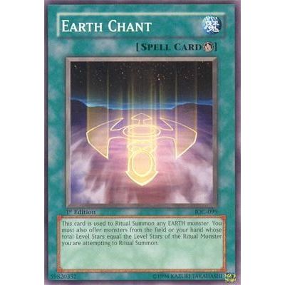 Image for Earth Chant (IOC-099) (IOC) - YuGiOh