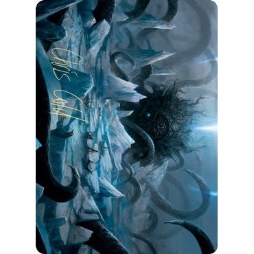 Image for Icebreaker Kraken Art Card (Gold-Stamped Signature) (15) (ASKHM) - Magic: The Gathering