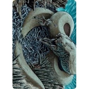 Image for Koma, Cosmos Serpent Art Card (80/81) (80) (ASKHM) - Magic: The Gathering