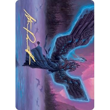 Image for Mistwalker Art Card (Gold-Stamped Signature) (18) (ASKHM) - Magic: The Gathering