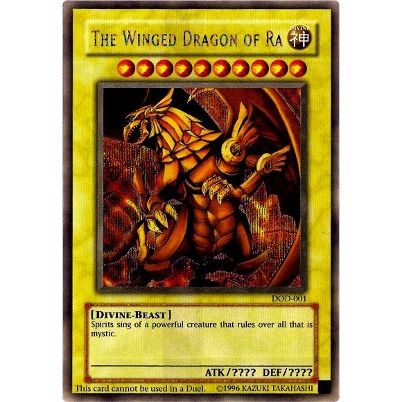 Image for The Winged Dragon of Ra (DOD-001) (DOD) - YuGiOh