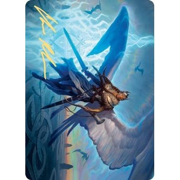 Image for Righteous Valkyrie Art Card (Gold-Stamped Signature) (6) (ASKHM) - Magic: The Gathering