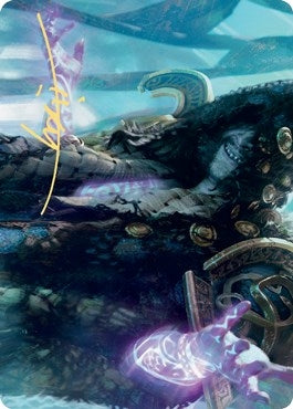 Image for Valki, God of Lies Art Card (Gold-Stamped Signature) (28) - Magic: The Gathering