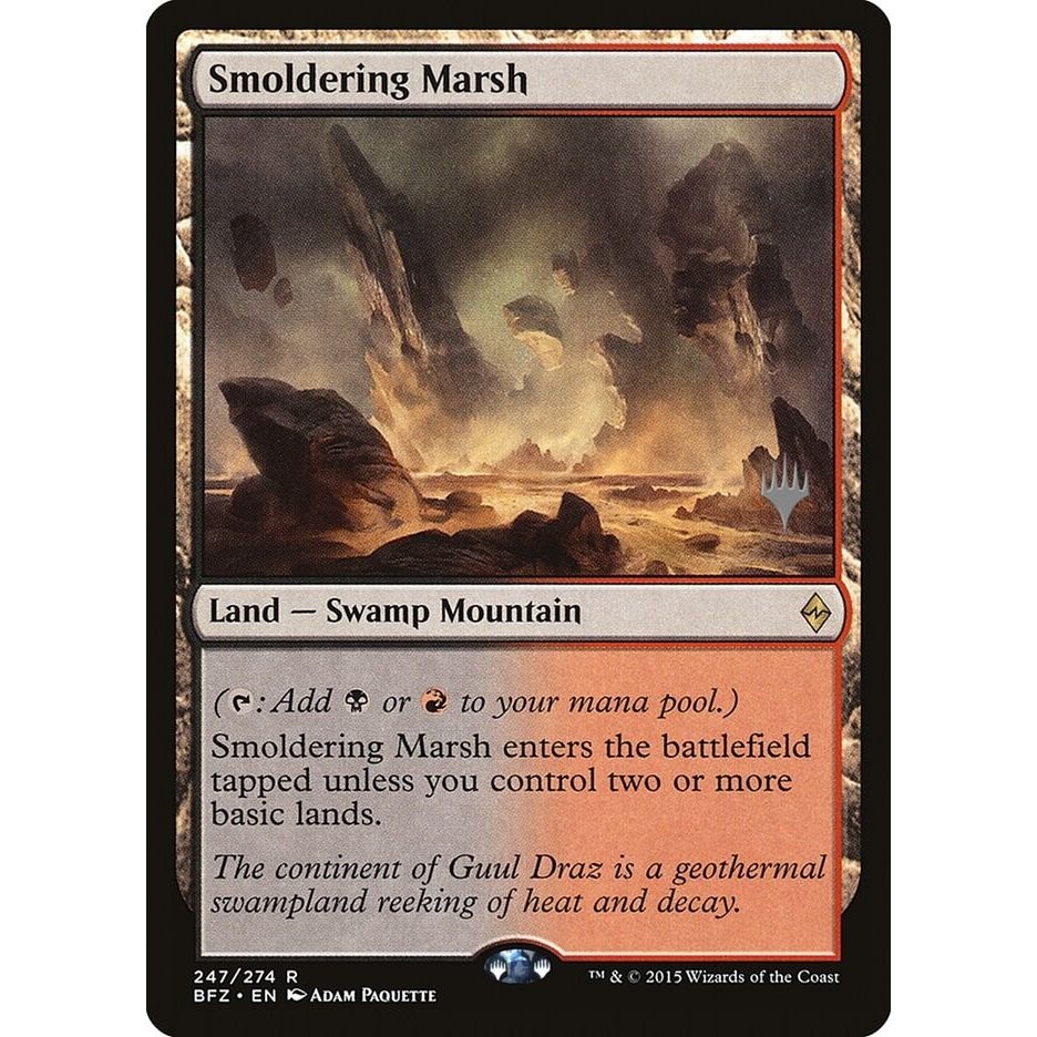 Image for Smoldering Marsh (PPKHM) - Magic: The Gathering