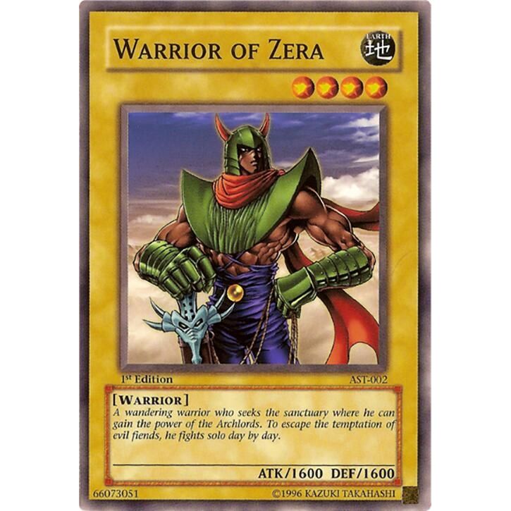 Image for Warrior of Zera (AST-002) (AST) - YuGiOh