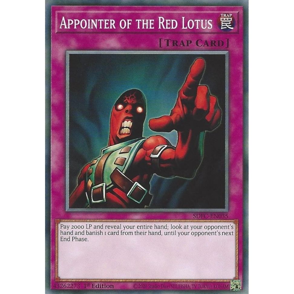 Image for Appointer of the Red Lotus (SDFC-EN035) (SDFC) - YuGiOh