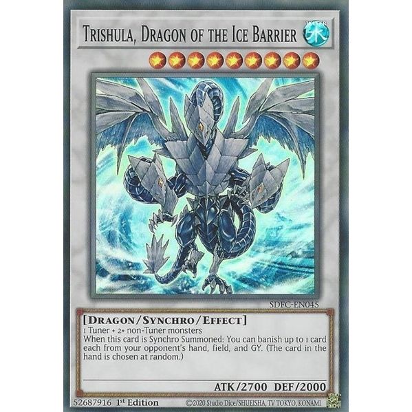 Image for Trishula, Dragon of the Ice Barrier (SDFC-EN045) (SDFC) - YuGiOh