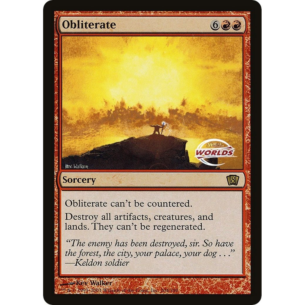 Image for Obliterate (World Championship 2003) (204) (OVER) - Magic: The Gathering