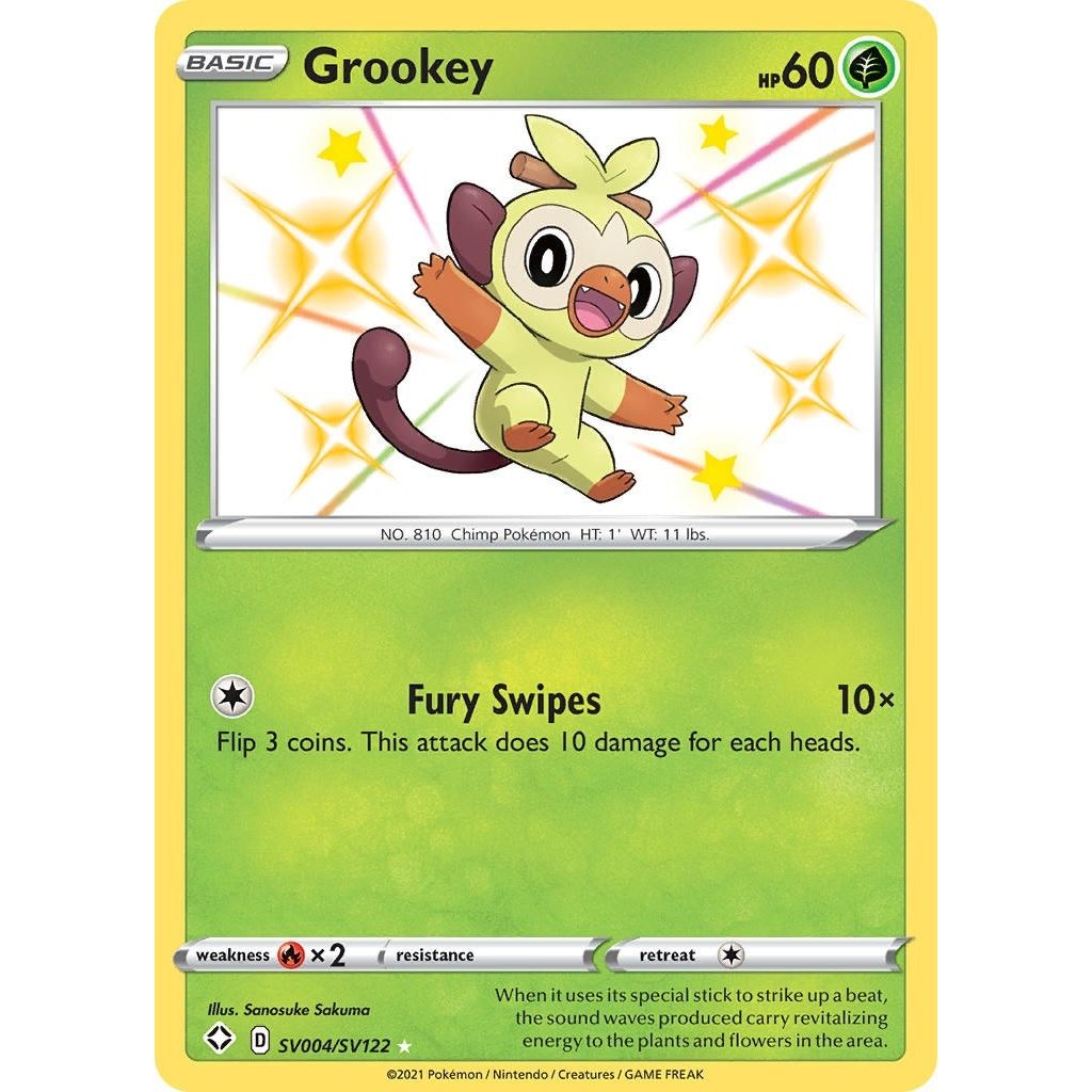 Image for Grookey (SV004/SV122) (SHFSV) - Pokemon