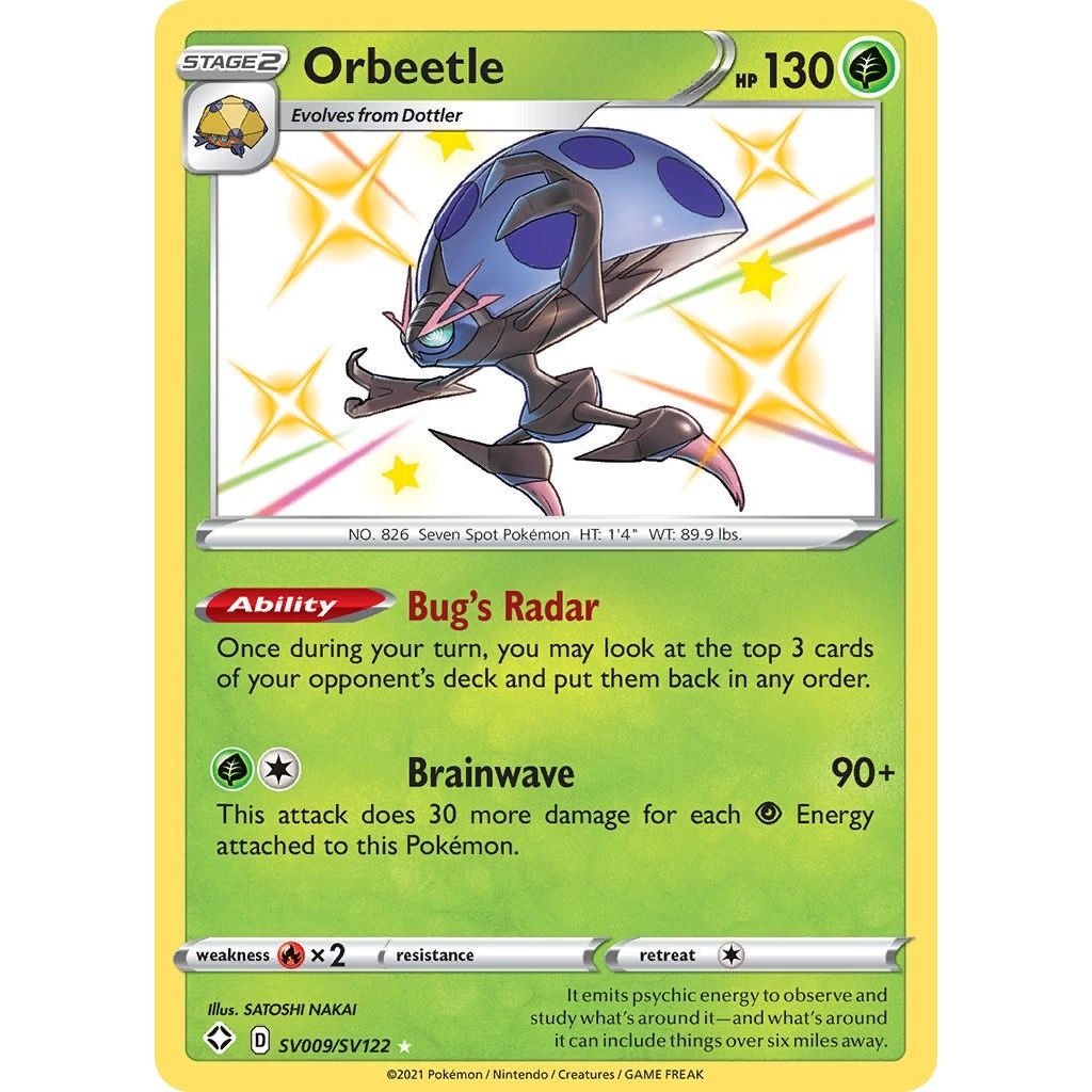Image for Orbeetle (SV009/SV122) (SHFSV) - Pokemon