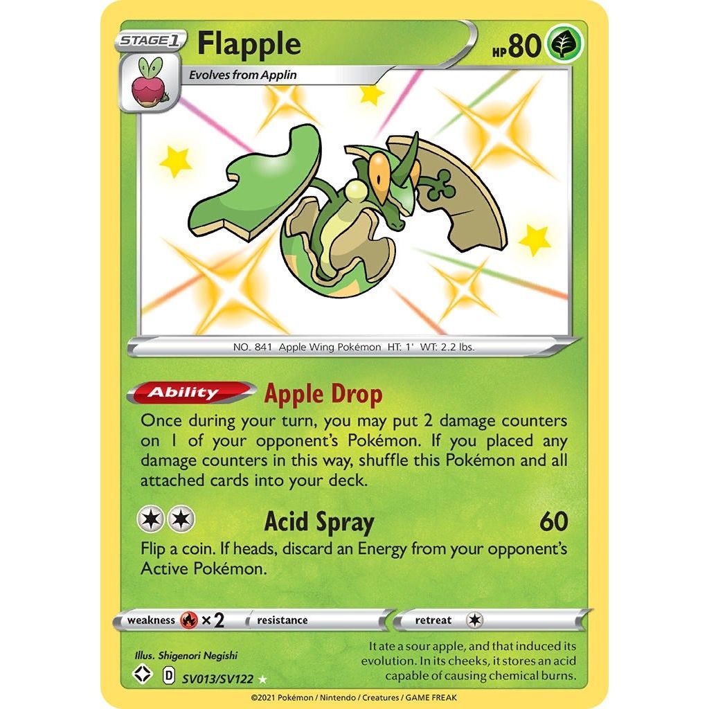 Image for Flapple (SV013/SV122) (SHFSV) - Pokemon